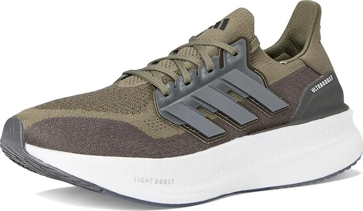 adidas Running Ultraboost 5 Running Shoes Men's Running Shoes Olive Strata/Iron Metallic/Shadow Olive : 9 D - Medium, Rubber - Image 5