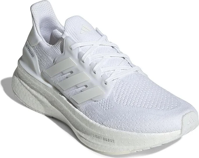 adidas Running Ultraboost 5 Running Shoes Men's Running Shoes White/White/Crystal White : 7.5 D - Medium, Rubber