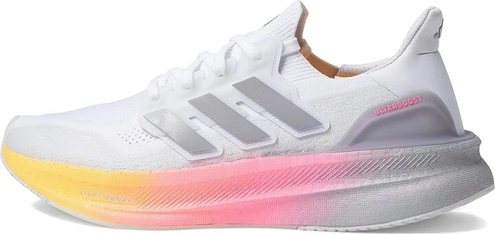 adidas Running Ultraboost 5 Running Shoes Women's Running Shoes White/Glory Grey/Lucid Pink : 7.5 C - Wide - Image 5