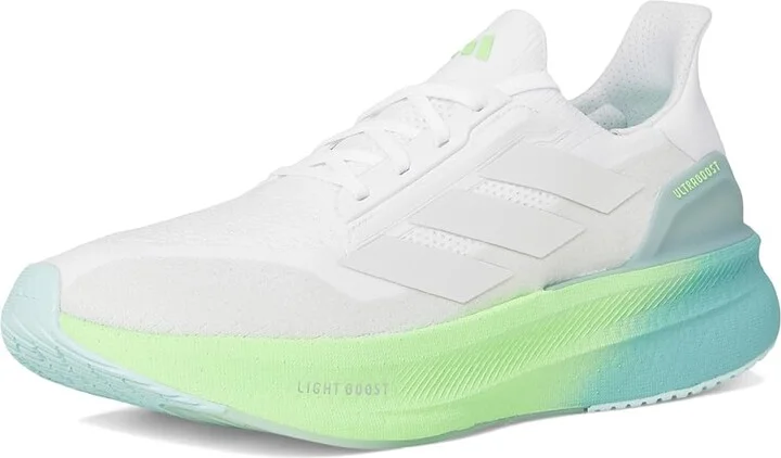 adidas Running Ultraboost 5X Running Shoes Men's Running Shoes White/Dash Grey/Lime Burst : 9 D - Medium, Textile - Image 5