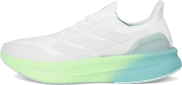 adidas Running Ultraboost 5X Running Shoes Men's Running Shoes White/Dash Grey/Lime Burst : 9 D - Medium, Textile - Image 6