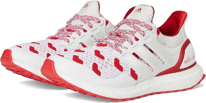 adidas Running Women's Ultraboost 1.0 Women's Shoes White/Zero Metallic/Better Scarlet : 5 B - Medium