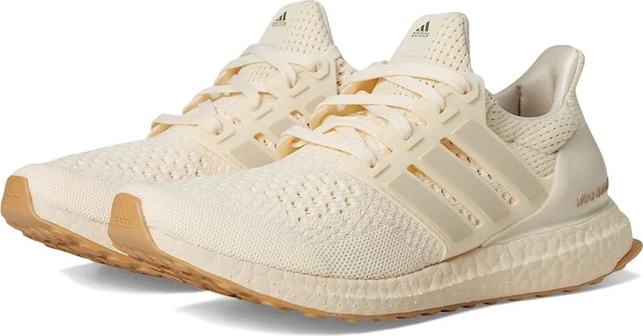 adidas Running Women's Ultraboost 1.0 Women's Shoes Wonder White/Alumina/Cyber Metallic : 5 C - Wide, Rubber/Textile
