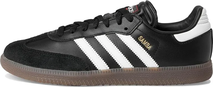 adidas Samba Indoor Soccer Shoes Men's Soccer Shoes Black/White/Vivid Red : 13.5 D - Medium, Leather - Image 6
