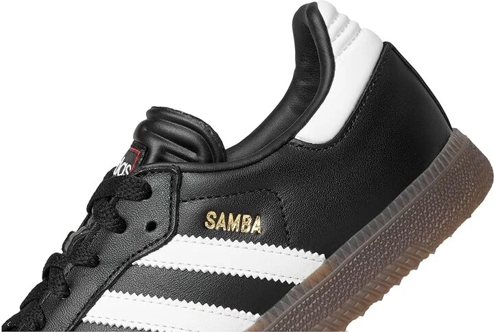 adidas Samba Indoor Soccer Shoes Men's Soccer Shoes Black/White/Vivid Red : 13.5 D - Medium, Leather - Image 7