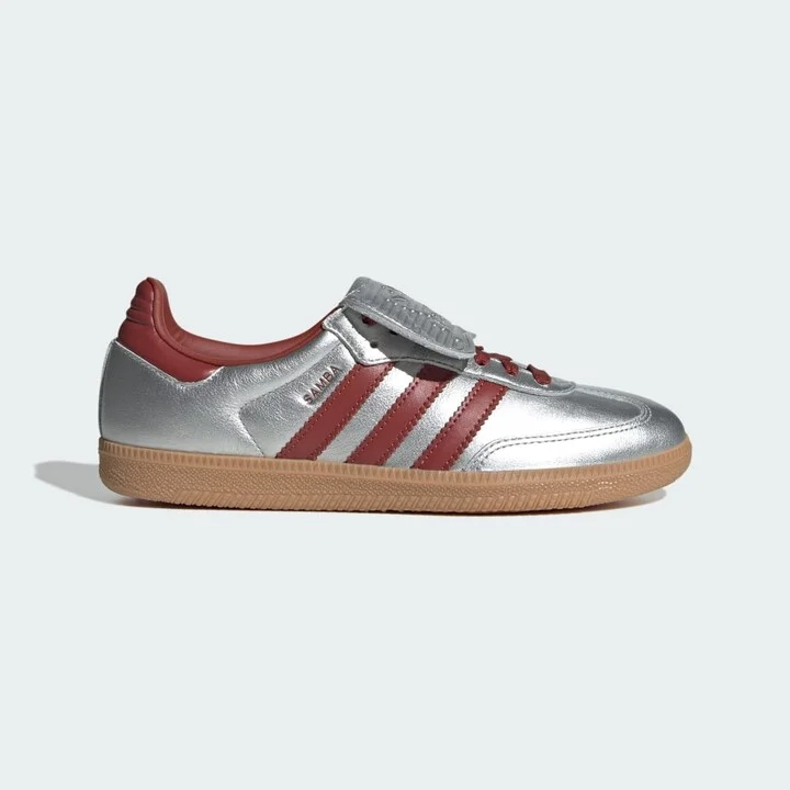 adidas Samba Long Tongue Shoes Silver Metallic M 4 / W 5 Unisex
