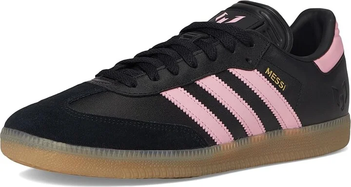 adidas Samba Messi Shoes Men's Soccer Shoes Black/Gold Metallic/Gum : 12 D - Medium, Rubber - Image 5