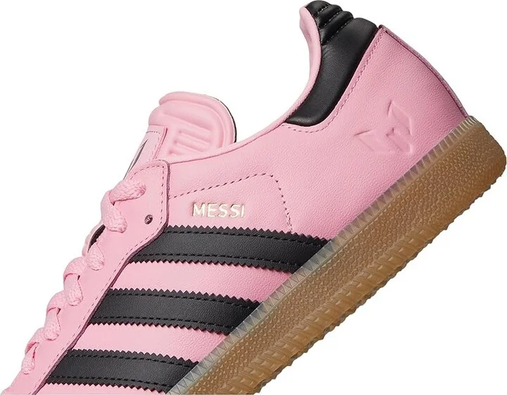 adidas Samba Messi Shoes Men's Soccer Shoes Light Pink/Black/Gum : 11 D - Medium, Rubber - Image 7