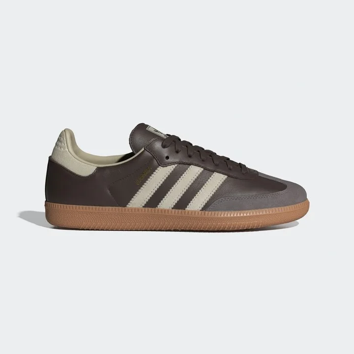 adidas Samba OG Shoes Brown 4.5 Mens