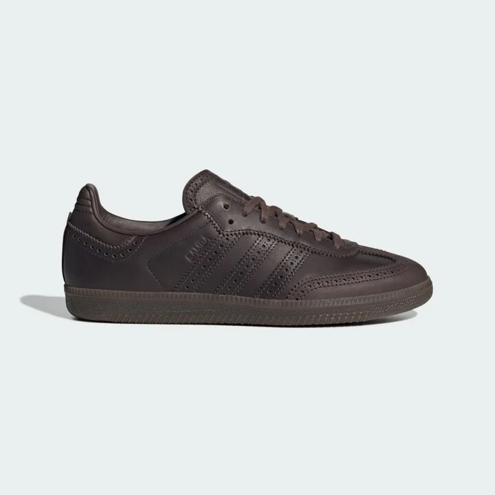 adidas Samba OG Shoes Brown 5 Mens