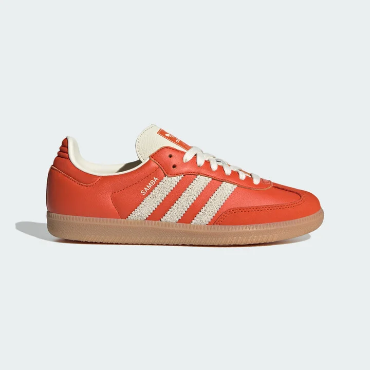 adidas Samba OG Shoes Collegiate Orange M 4 / W 5 Womens