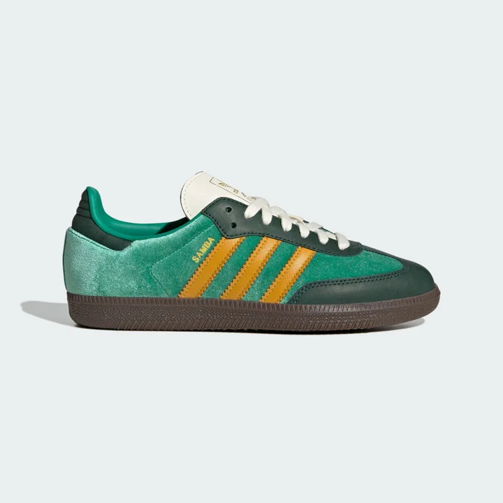 adidas Samba OG Shoes Court Green M 5 / W 6 Womens