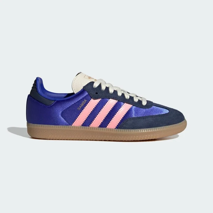 adidas Samba OG Shoes Lucid Blue 5 Womens