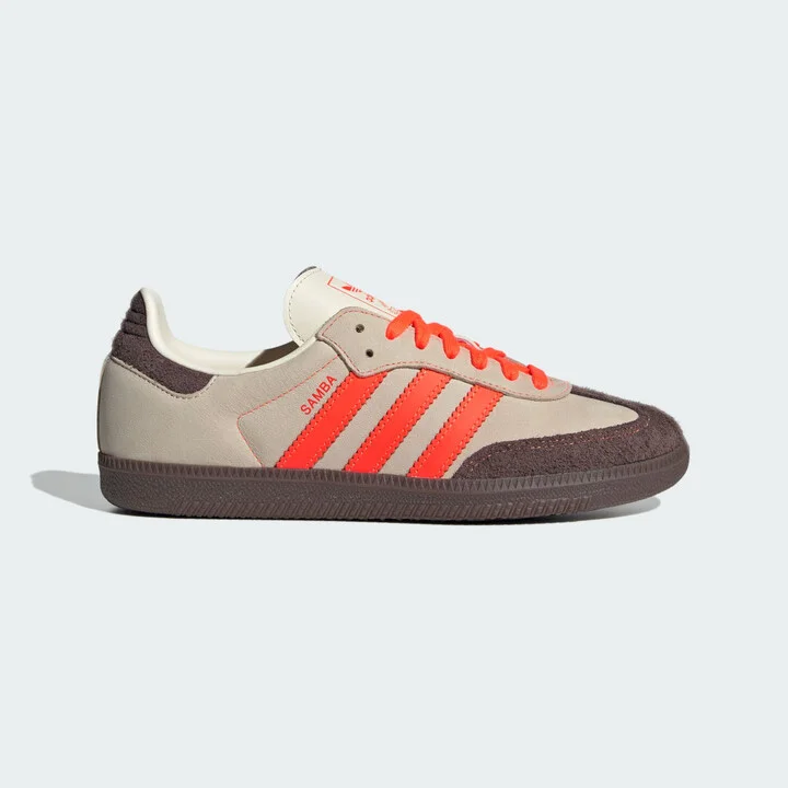 adidas Samba OG Shoes Solar Orange M 4 / W 5 Womens