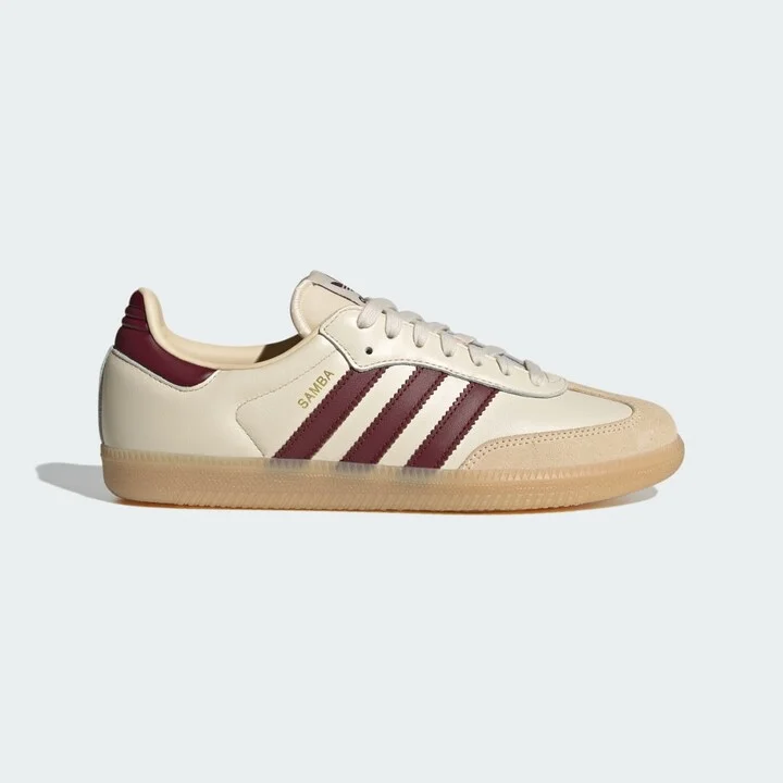 adidas Samba OG Shoes Wonder White 4 Mens