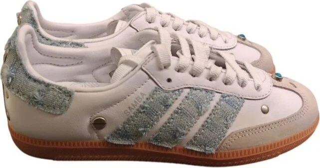 Adidas Samba Panelled Lace-Up Sneakers