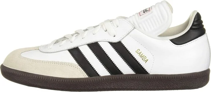 adidas Samba(r) Classic Soccer Cleats Soccer Shoes Running White/Black : Men's 8.5 - Women's 9.5 Medium, Leather - Image 7