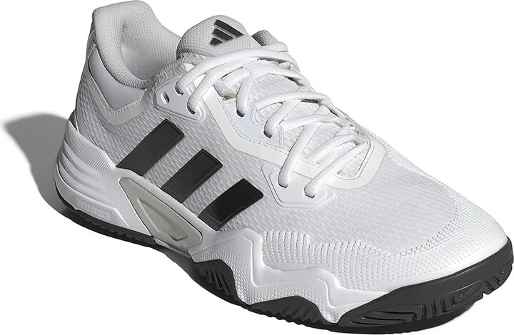 adidas SoleMatch Control 2 Tennis Shoes Men's Shoes White/Black Blue Metallic/Silver Metallic : 8.5 D - Medium, Rubber
