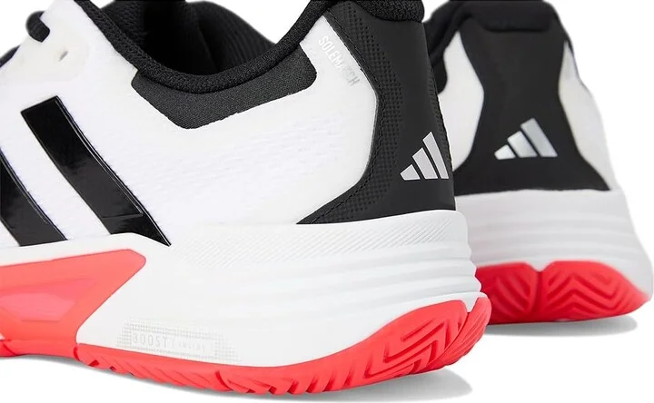 adidas SoleMatch Control 2 Tennis Shoes Men's Shoes White/Black/Silver Metallic : 14 D - Medium, Rubber - Image 7