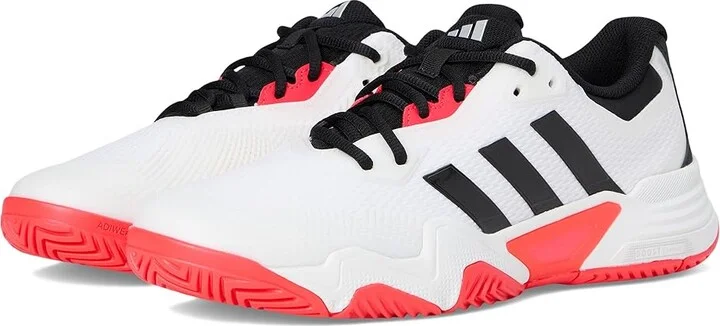 adidas SoleMatch Control 2 Tennis Shoes Men's Shoes White/Black/Silver Metallic : 14 D - Medium, Rubber