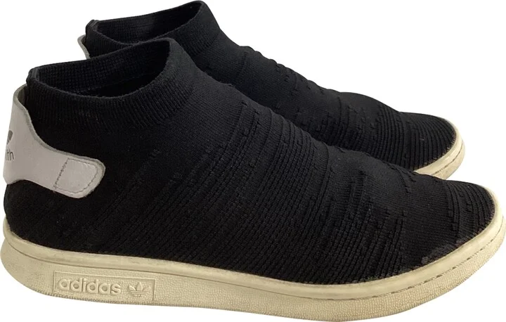 Adidas Stan Smith Shock Primeknit Sneakers in Black Polyester