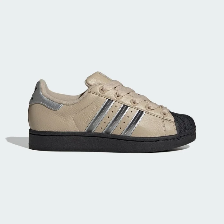 adidas Superstar II Shoes Stone Khaki 5 Womens