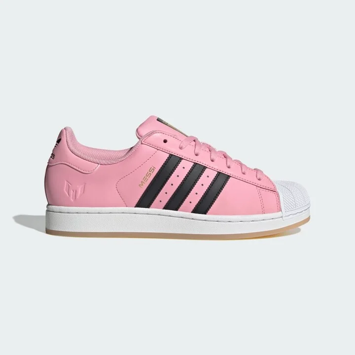 adidas Superstar Messi Shoes Light Pink M 7 / W 8 Unisex