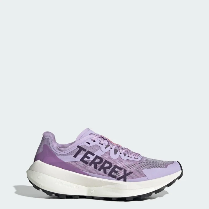 adidas Terrex Agravic Speed Trail Running Shoes Powder Plum 5 Womens