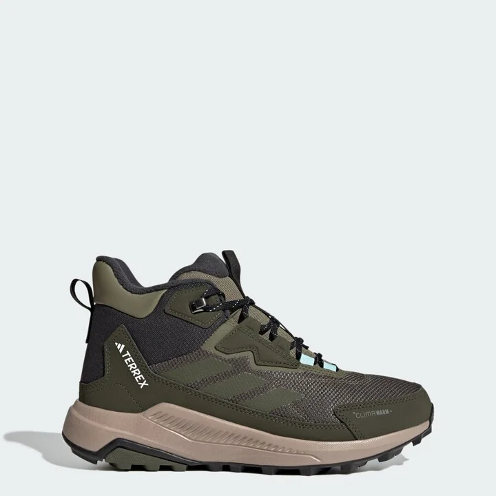 adidas Terrex Anylander CLIMAWARM+ Hiking Shoes Olive Strata 5 Womens