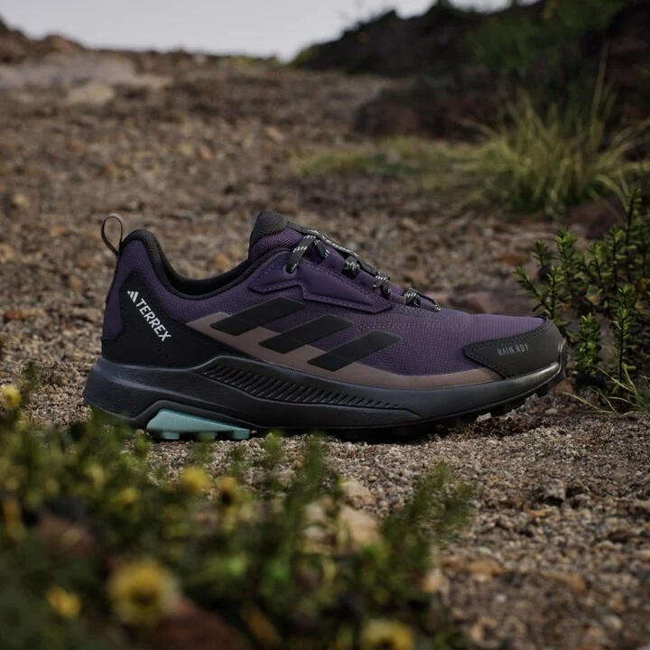 adidas Terrex Anylander Rain.Rdy Hiking Shoes Aurora Plum 5 Womens