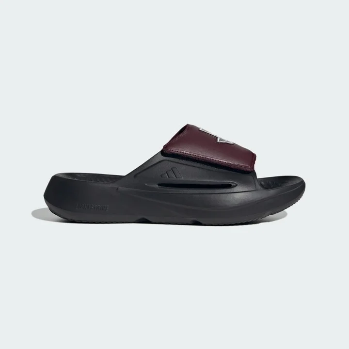 adidas Texas A&M Aggies Lightblaze Slide Core Black 4 Unisex