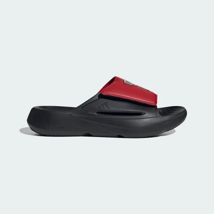 adidas Texas Tech Red Raiders Lightblaze Slide Core Black 4 Unisex