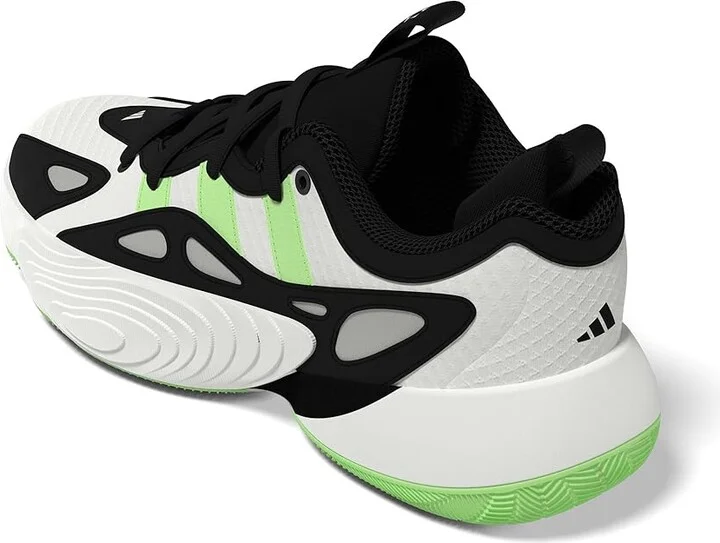 adidas Trae Unlimited 2 Basketball Shoes Basketball Shoes Cloud White/Green Spark/Off-White : Men's 12 - Women's 13 Medium, Synthetic - Image 4