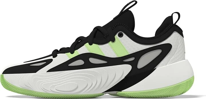 adidas Trae Unlimited 2 Basketball Shoes Basketball Shoes Cloud White/Green Spark/Off-White : Men's 12 - Women's 13 Medium, Synthetic - Image 5