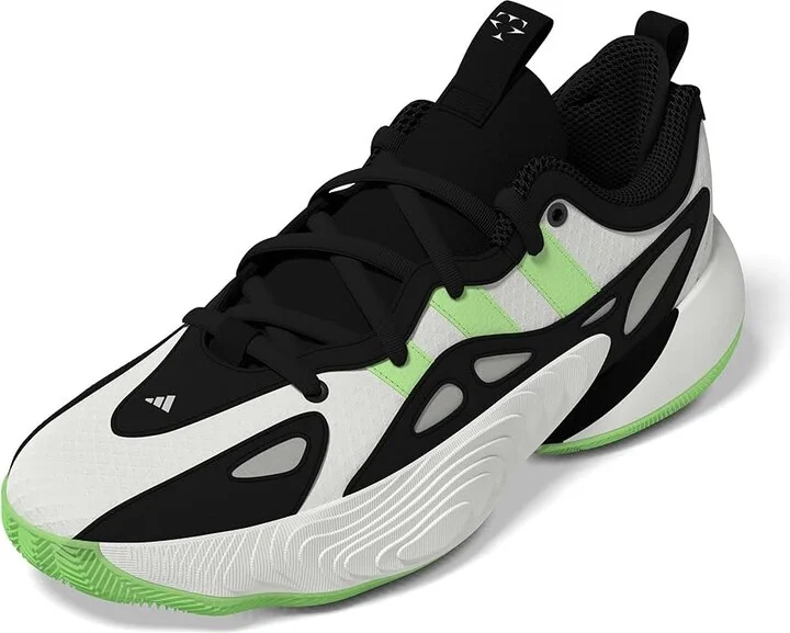 adidas Trae Unlimited 2 Basketball Shoes Basketball Shoes Cloud White/Green Spark/Off-White : Men's 12 - Women's 13 Medium, Synthetic