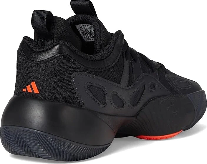 adidas Trae Unlimited Basketball Shoes Basketball Shoes Black/Lucid Lemon/Solar Red : Men's 6 - Women's 7 Medium, Textile - Image 4