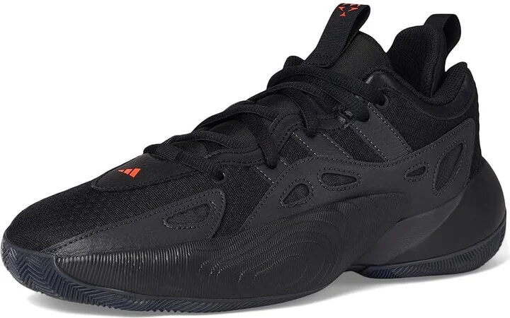 adidas Trae Unlimited Basketball Shoes Basketball Shoes Black/Lucid Lemon/Solar Red : Men's 6 - Women's 7 Medium, Textile - Image 5
