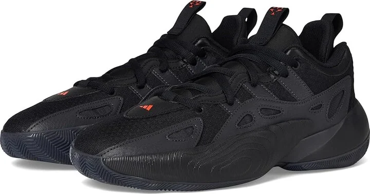 adidas Trae Unlimited Basketball Shoes Basketball Shoes Black/Lucid Lemon/Solar Red : Men's 6 - Women's 7 Medium, Textile