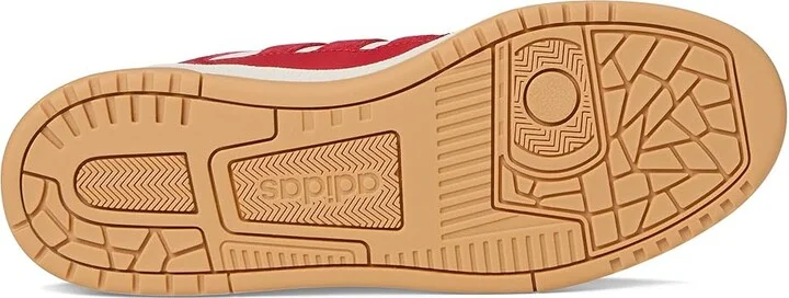 adidas Turnaround Basketball Shoes Collegiate Red/Collegiate Red/Cloud White : Men's 10 - Women's 11 Medium, Leather/Suede - Image 3