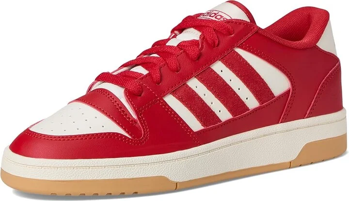 adidas Turnaround Basketball Shoes Collegiate Red/Collegiate Red/Cloud White : Men's 10 - Women's 11 Medium, Leather/Suede - Image 5