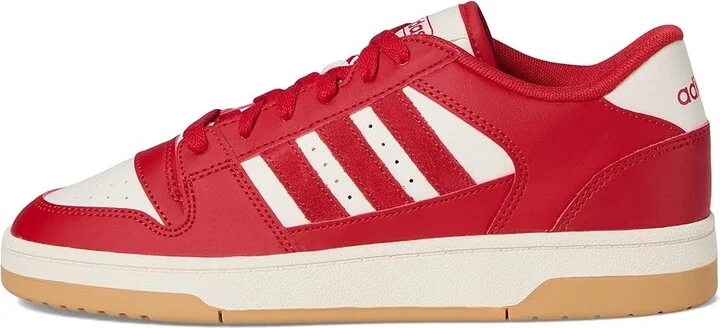 adidas Turnaround Basketball Shoes Collegiate Red/Collegiate Red/Cloud White : Men's 10 - Women's 11 Medium, Leather/Suede - Image 6