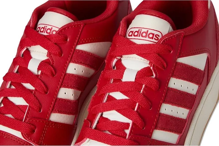 adidas Turnaround Basketball Shoes Collegiate Red/Collegiate Red/Cloud White : Men's 10 - Women's 11 Medium, Leather/Suede - Image 7
