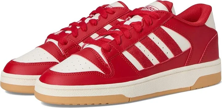adidas Turnaround Basketball Shoes Collegiate Red/Collegiate Red/Cloud White : Men's 10 - Women's 11 Medium, Leather/Suede