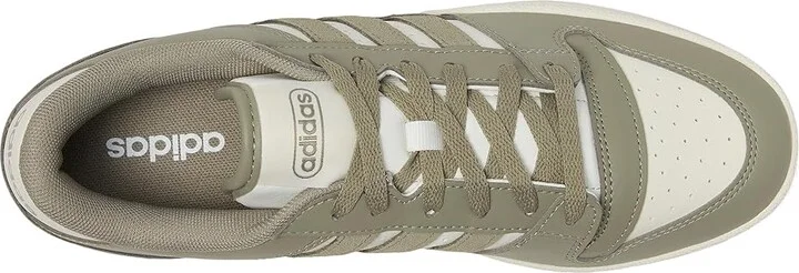 adidas Turnaround Basketball Shoes Silver Pebble/Silver Pebble/Chalk White : Men's 10 - Women's 11 Medium, Leather/Suede - Image 2
