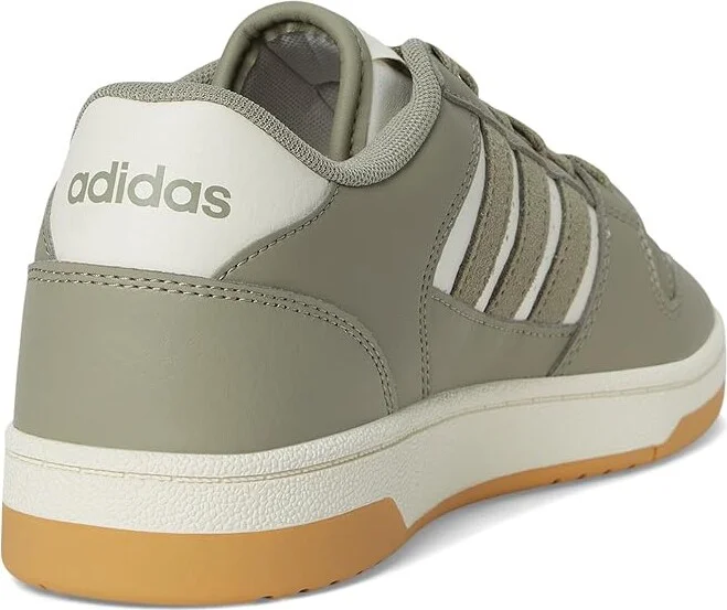 adidas Turnaround Basketball Shoes Silver Pebble/Silver Pebble/Chalk White : Men's 10 - Women's 11 Medium, Leather/Suede - Image 4