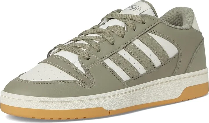 adidas Turnaround Basketball Shoes Silver Pebble/Silver Pebble/Chalk White : Men's 10 - Women's 11 Medium, Leather/Suede - Image 5