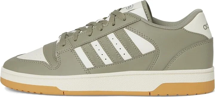 adidas Turnaround Basketball Shoes Silver Pebble/Silver Pebble/Chalk White : Men's 10 - Women's 11 Medium, Leather/Suede - Image 6