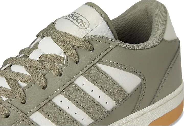 adidas Turnaround Basketball Shoes Silver Pebble/Silver Pebble/Chalk White : Men's 10 - Women's 11 Medium, Leather/Suede - Image 7