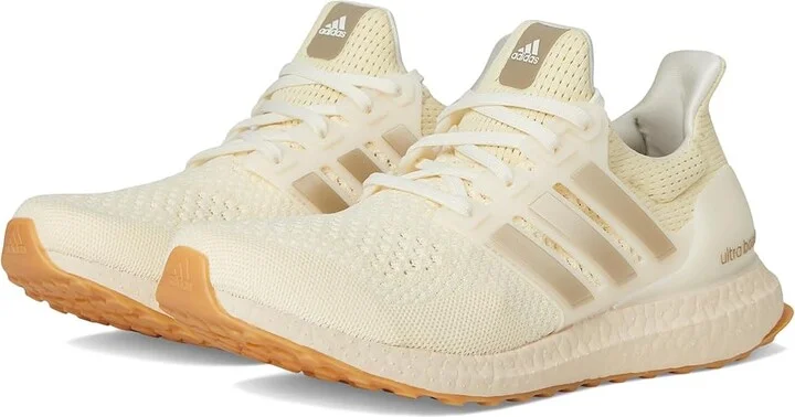 adidas Ultraboost 1.0 Women's Shoes White/Cyber Metallic/Warm Vanilla : 8 C - Medium