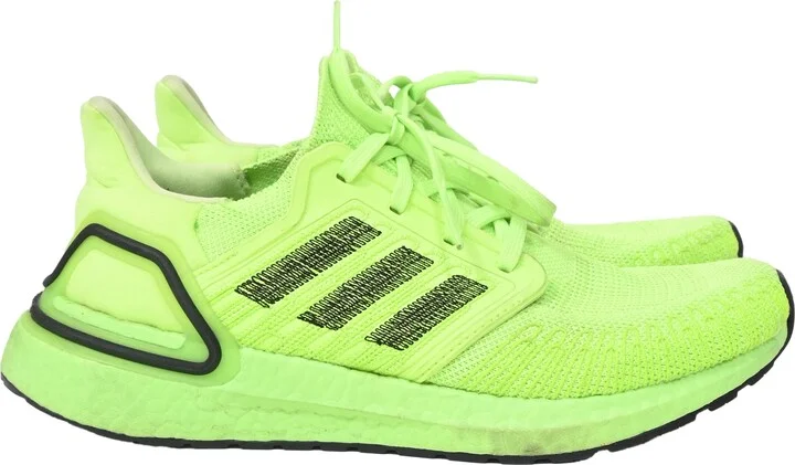 Adidas UltraBoost 20 Sneakers in Signal Green Synthetic